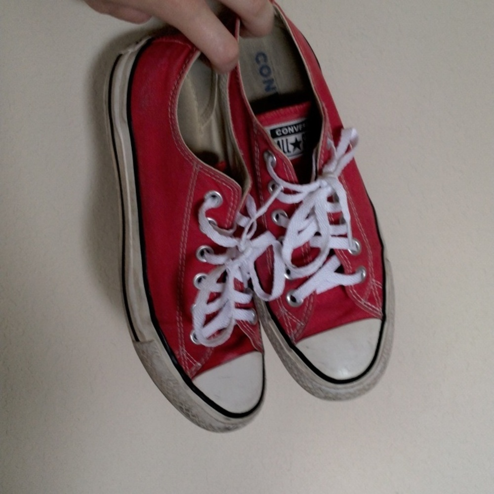 CONVERSE Red All Star Shoes